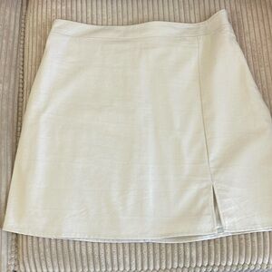 Bohme Cream Mini skirt size small
